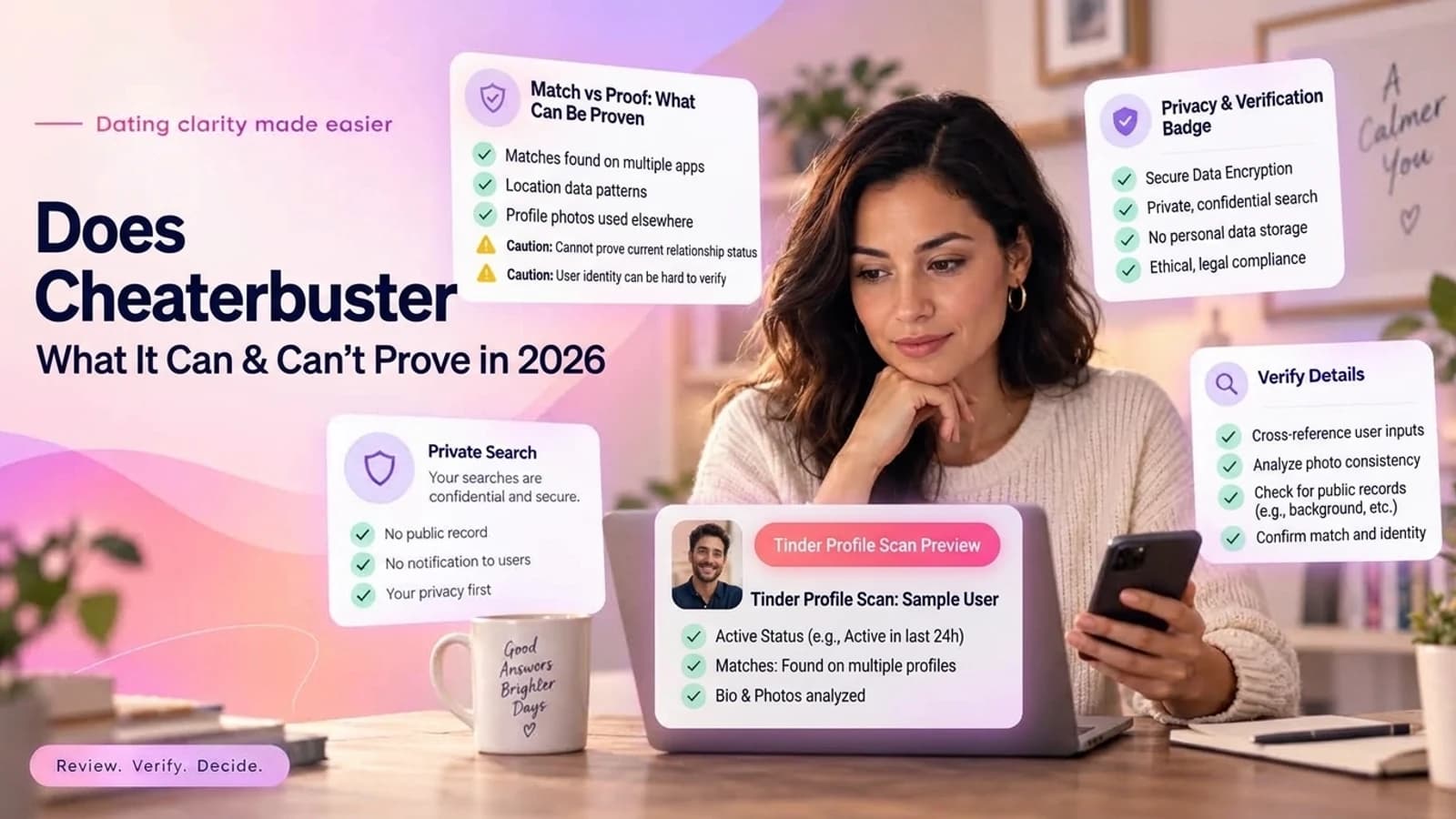 Does Cheaterbuster work in 2026 profile search verification guide
