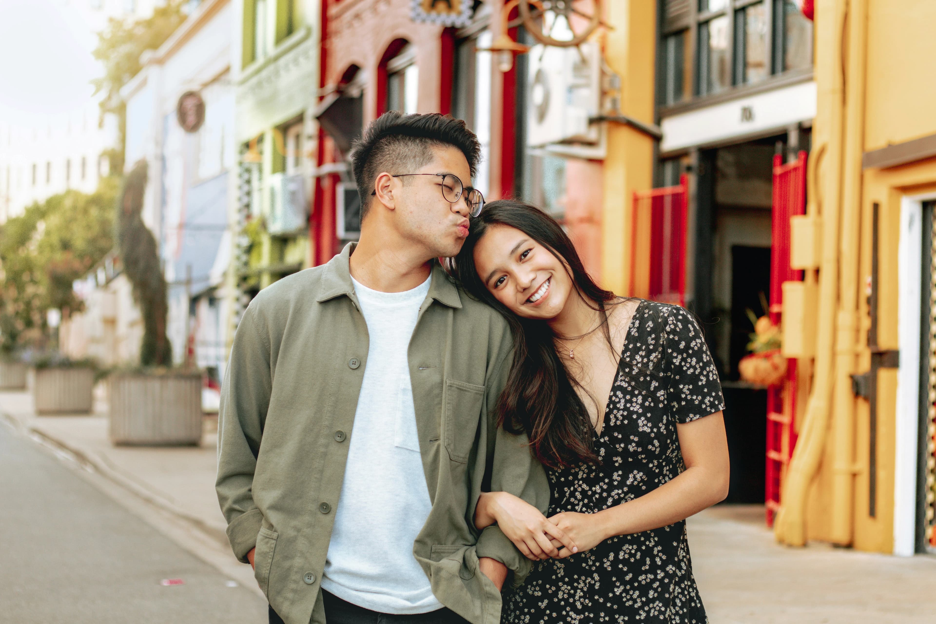 casal na rua