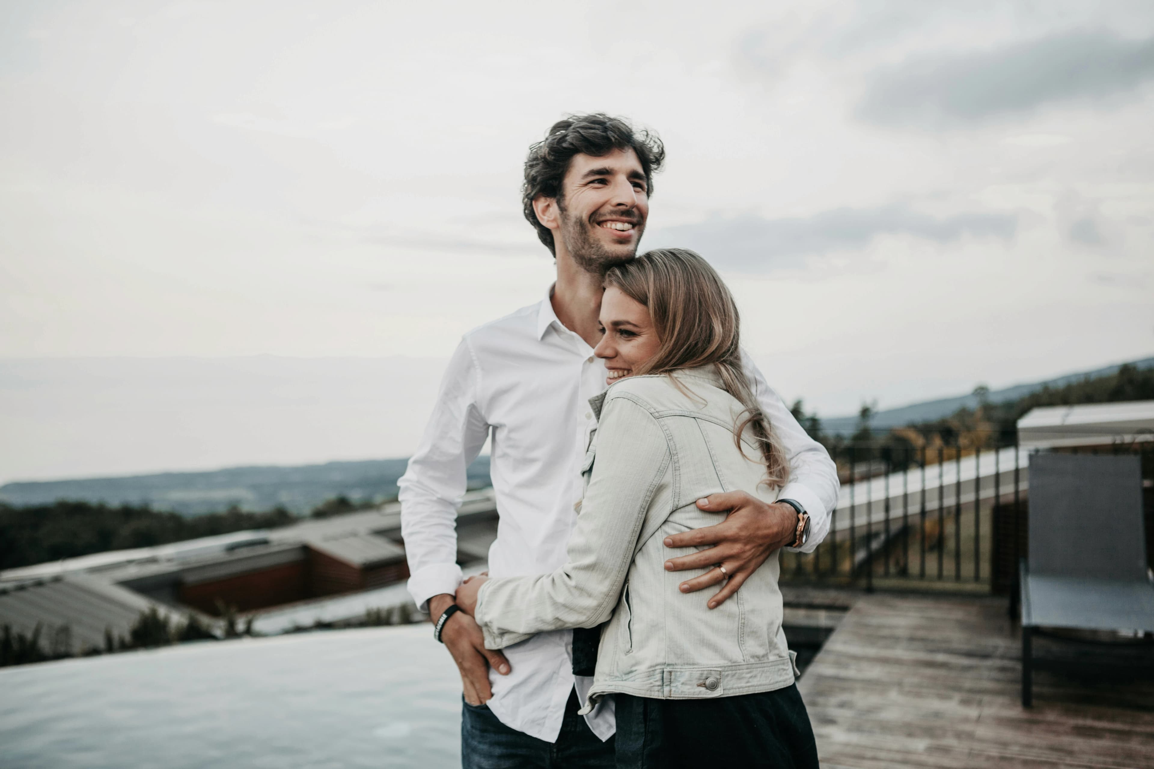 abraço de casal