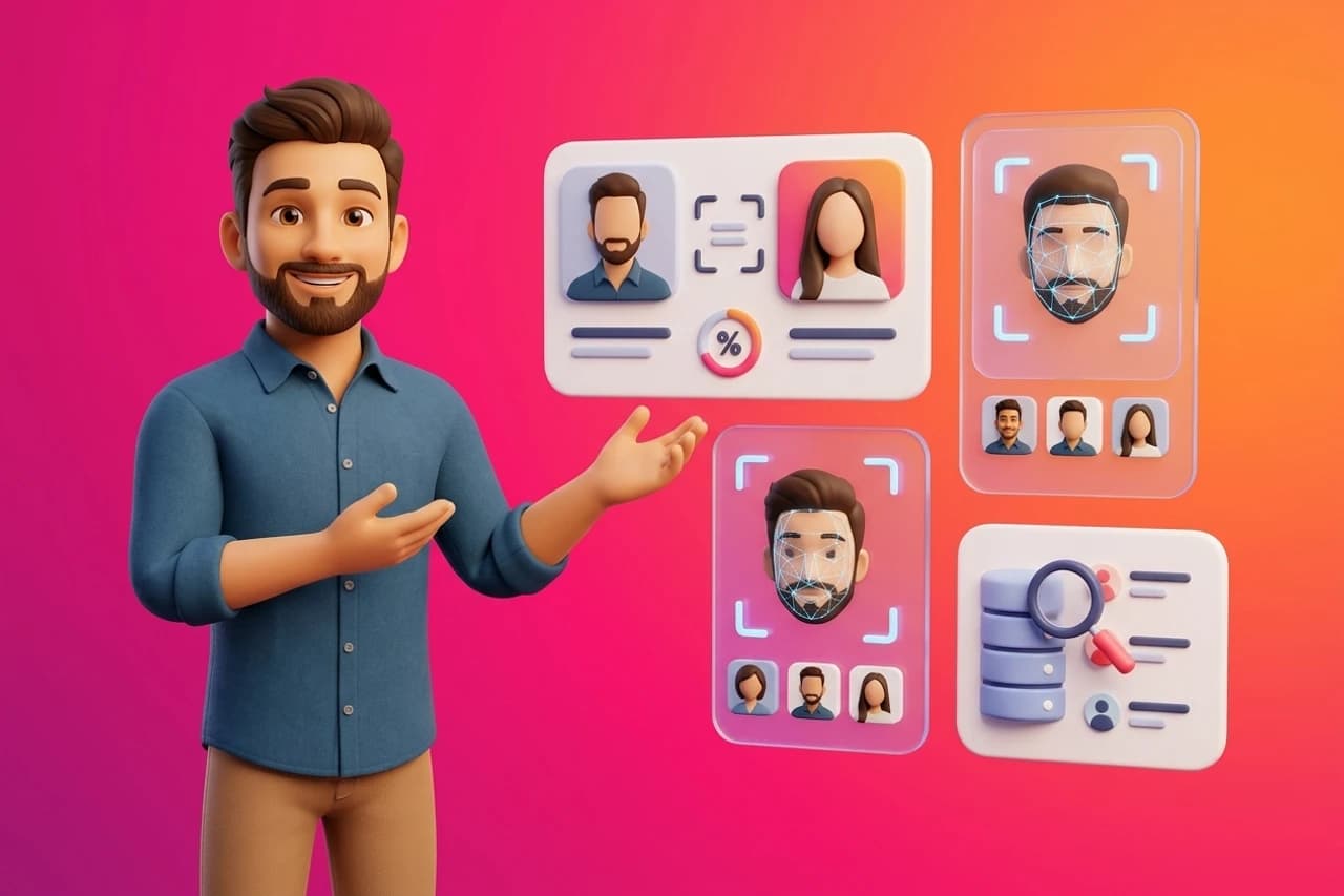 Best face search engines compared: facial recognition accuracy, social profile discovery, and verification limits