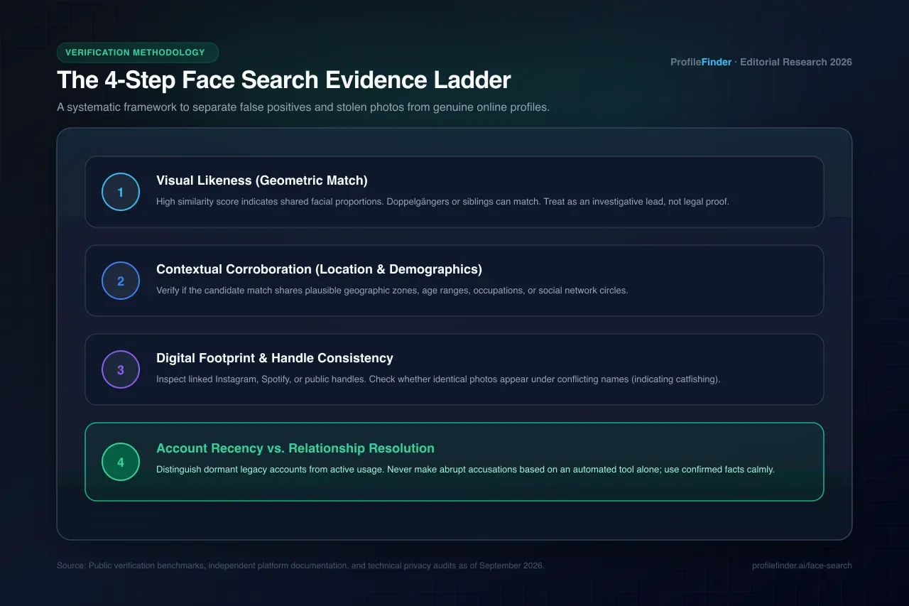 Face search accuracy and verification framework